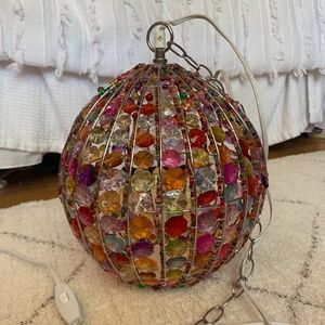 Girls Multicolored Ball Chandelier Light
